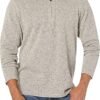 mens Long Sleeve Fleece Quarter-zip