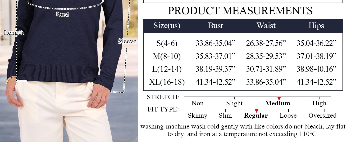 Womens Polo V Neck Long Sleeve Sweaters